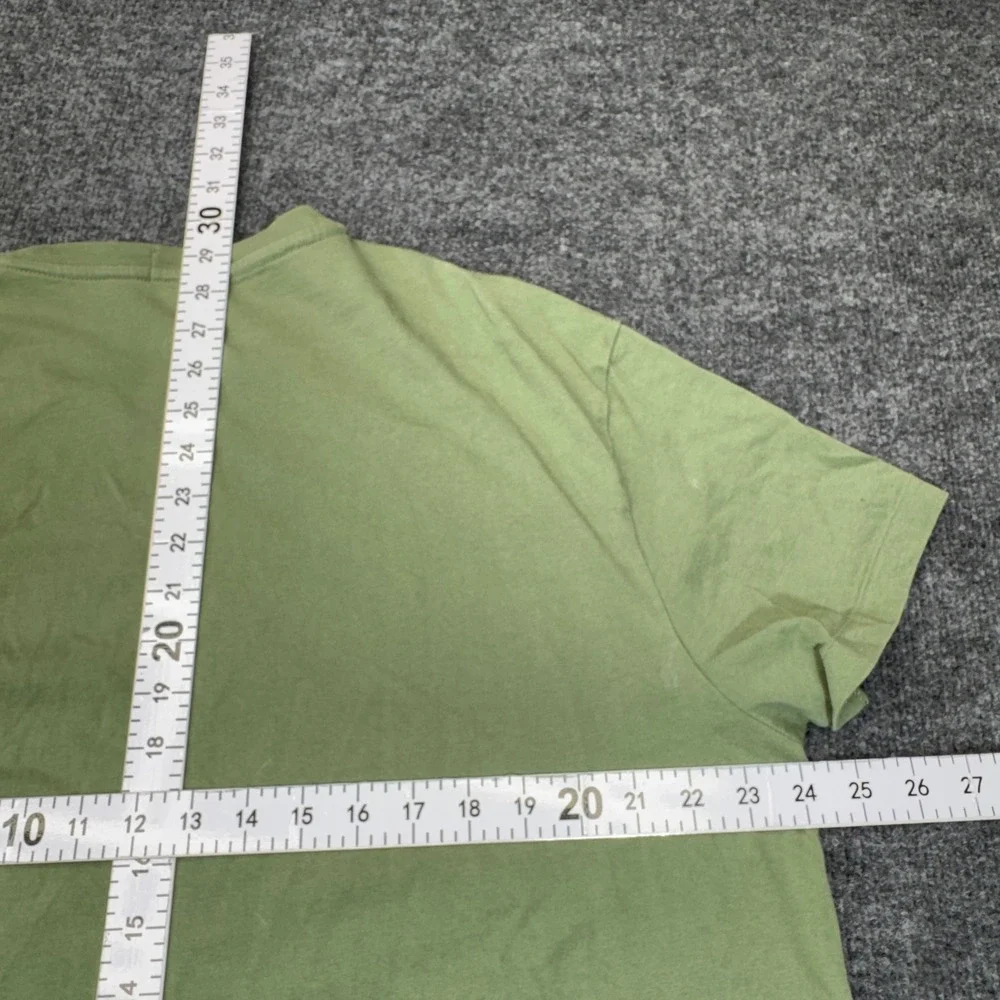 Polo Ralph Lauren Shirt Mens XL Green Script Logo Short Sleeve Pony Preppy